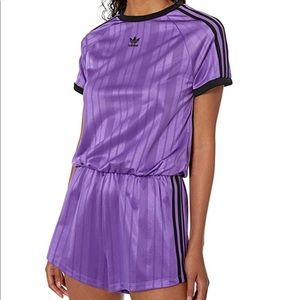 adidas floral print jumpsuit